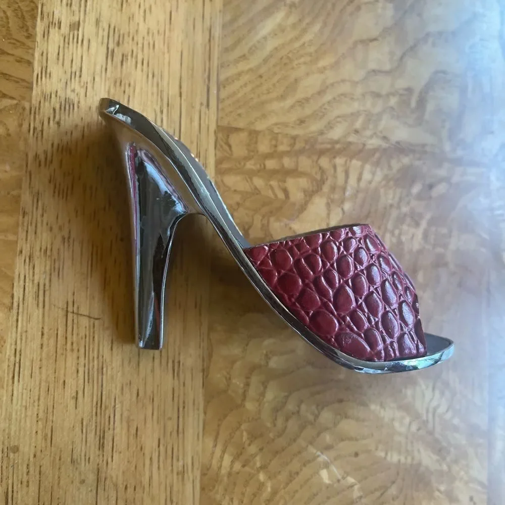 RED SNAKESKIN High Heel Bottle Opener!